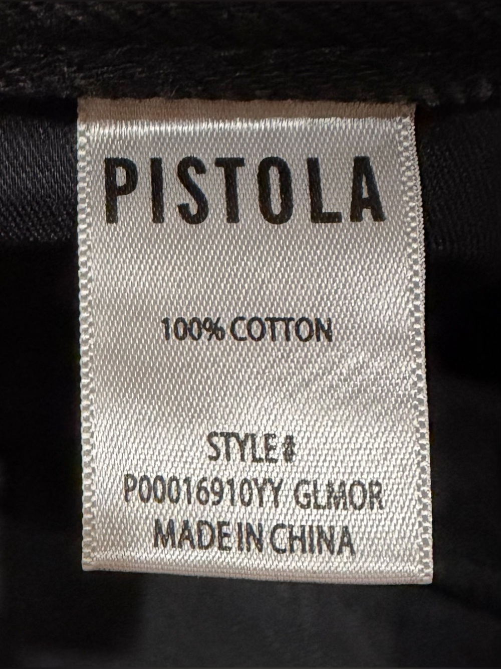 NWT Pistola Hendrix High Rise Wide Leg Jeans Open Rivets - Glamour Black - Sz 32 - Picture 15 of 16